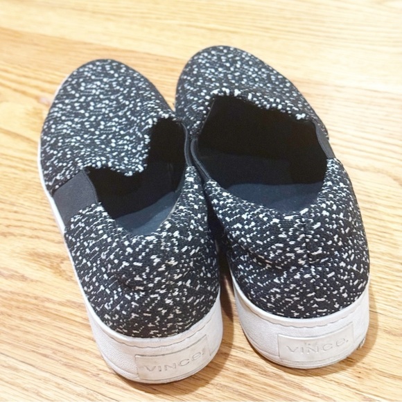 VINCE Warren Tweed Platform Slip-on Sneakers EUC - Picture 5 of 8